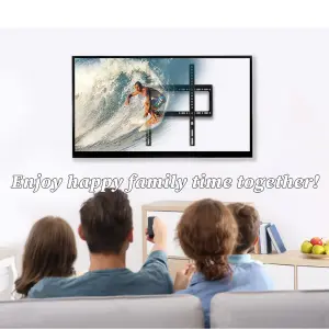 Alivio Fixed TV Wall Bracket Stand 26-50 inch Screen Slim LED/LCD Television Mounts