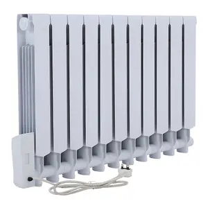 11 Fins 1800W Electric Oil Filled Radiator Space Panel Heater with LED Screen W 930mm x H 575mm