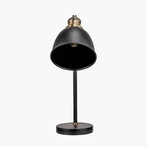 Black and Gold Task Table Lamp