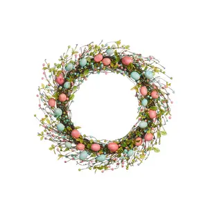 Faux Mistletoe 80cm Wreath