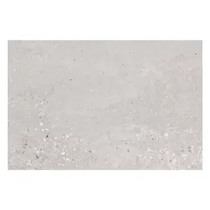 Mythos Matt White Concrete Effect Porcelain Outdoor Tile - Pack of 40, 21.6m² - (L)900x(W)600