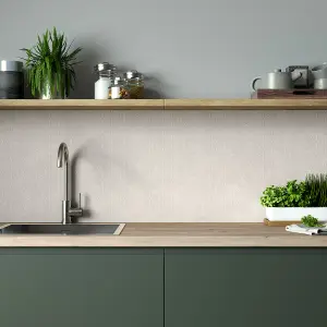 Splashwall Alloy Grey Stellate blush Geometric Aluminium Splashback, (H)800mm (W)600mm (T)4mm