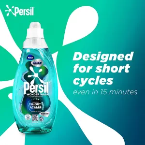 Persil Wonder Wash Liquid Laundry Detergent Non Bio Speed Clean 55W 1.485L, 2pk