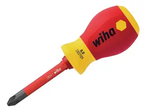 Wiha SlimBit Screwdriver Phillips Slotted Plusminus With Holder 1000v VDE 41230