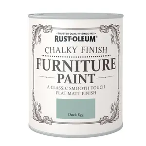 Rust-Oleum Duck egg Chalky effect Matt Furniture paint, 750ml