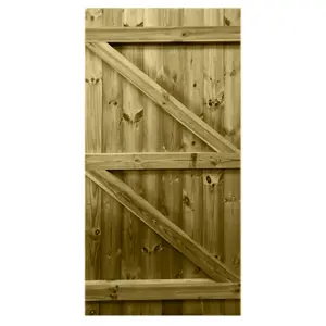 Wellington Tongue & Groove Side Gate - 1800mm High x 1775mm Wide - Left Hand Hung