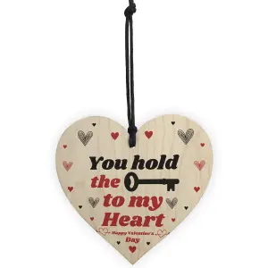 Special Valentines Day Gift Wood Heart Gift For Boyfriend Girlfriend Him Her Keepsake