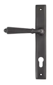 From The Anvil Aged Bronze Hinton Slimline Lever Espag. Lock Set