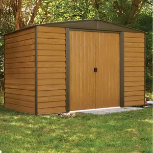 Woodvale 10 Ft. W x 6 Ft. D Apex Metal Shed No