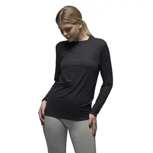 Heat Holders - Ladies Lightweight Long Sleeve Thermal Top L Black