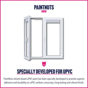 PaintNuts UPVC Door & Window Gloss Paint - Colza Yellow - 250ml Tin (RAL1021)