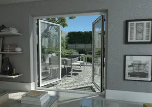 Green & Taylor White Aluminium External French Doors - 1790 x 2090mm (WxH)