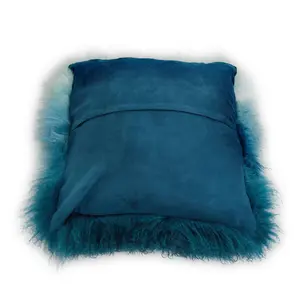 Bosie Blue Ombre Luxury Fur Cushion