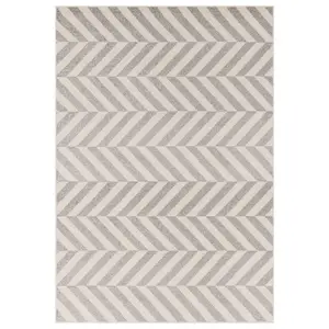 Yellow Modern Striped Easy to Clean Geometric Rug For DiningRoom-160cm X 230cm