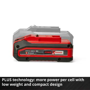 Einhell 2x 4.0Ah PLUS Battery Twinpack 18V PXC Batteries For All Power X-Change