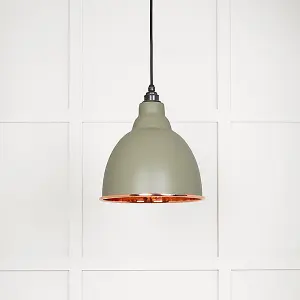 Hammered Copper Brindley Pendant in Tump