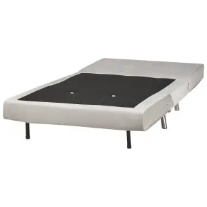 Sofa Bed FARRIS Light Grey Velvet