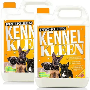 Pro-kleen Kennel Kleen - Disinfectant, Cleaner, Sanitiser & Deodoriser - Concentrated Formula Kennel Cleaner 10L Lemon