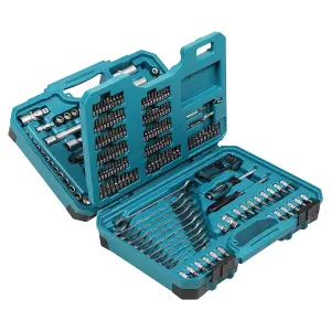 Makita E-10883 221 Piece General Maintenance Kit Spanner Socket Screwdriver Set