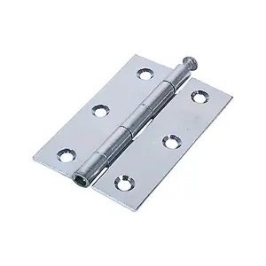 TIMCO Butt Hinges Loose Pin (1840) Steel Silver - 90 x 60