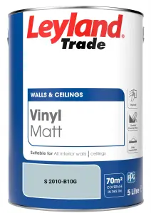 Leyland Trade Vinyl Matt Walls & Ceilings Emulsion Paint (S 2010-B10G) 5L