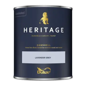 Dulux Trade Heritage Lavender Grey Eggshell Wall paint, 750ml