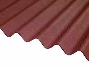 Bitumen Corrugated Sheets Red 1m x 837mm x 2.2mm