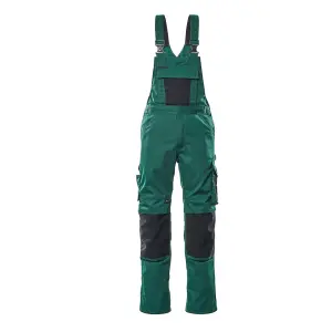 Mascot Unique Augsburg Bib & Brace - Green/Black   (36.5) (Leg Length - Short)