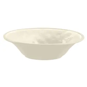 Purely Home Crackle Cream Melamine Low Bowl