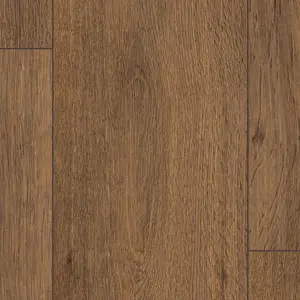 Fores Rustic Oak Brown Wood Effect 7mm Laminate Flooring For Home ( All Rooms) & Contract Commercial Use 2.494 m²Per Pack