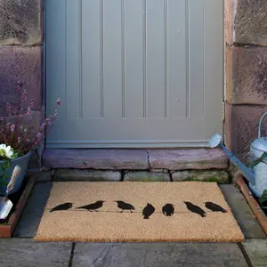 Birds On Wire Doormat (90 x 60cm)