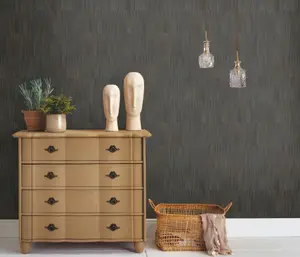 Sophisticated Modern Geometric in Brown Paste the Wall Vinyl Wallpaper