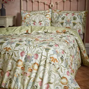 EW by Edinburgh Weavers Songbird Traditional Floral Duvet Cover Set