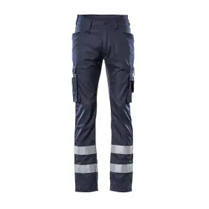 Mascot Frontline Service Trousers with Reflective Tape (Dark Navy)  (31.5) (Leg Length - Long)