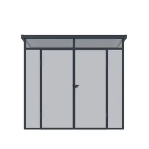 BillyOh Stafford Pent Plastic Shed - 8x6 Grey