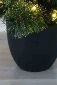 The 3ft Pre-Lit Majestic Dew Pine Potted Christmas Tree (Indoor/Outdoor) Christmas Tree World