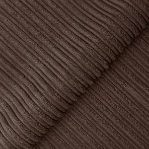 Luxor Long Fabric Jumbo Cord 4 Seater Sofa - Scatter Back Chocolate