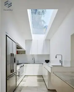 VueSky Skylights Frameless Flat/Pitched Rooflights Triple Glazed Self-Cleaning 600mm x 900mm