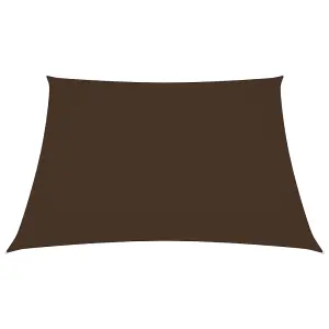 Berkfield Sunshade Sail Oxford Fabric Rectangular 2x2.5 m Brown