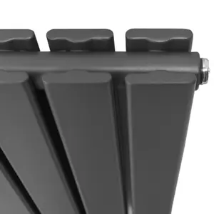 Designer Flat Radiator - 1600 x 700mm - Anthracite