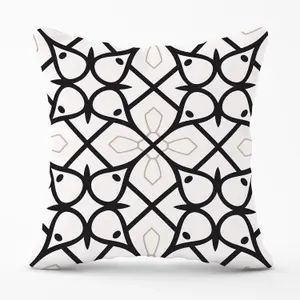 Arabic Style Pattern Outdoor Cushion 45cm x 45cm