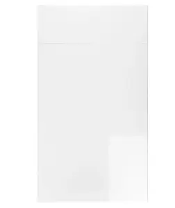 WTC White Gloss Vogue Lacquered Finish 300mm Drawer Line Door and Drawer Front Fascia Set 18mm Thick