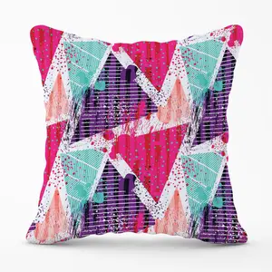 Shabby Geometric Pattern Cushions 45cm x 45cm