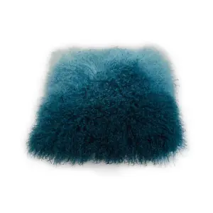 Bosie Blue Ombre Luxury Fur Cushion