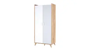 MOOD-01 Modern and Spacious Hinged Door Wardrobe - Stylish and Functional Bedroom Furniture (H)1870mm (W)85c0mm (D)510mm