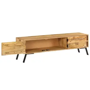 Berkfield TV Cabinet Solid Mango Wood 140x30x40 cm