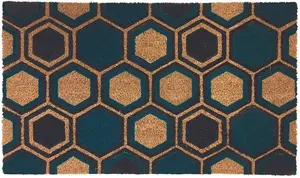 Coir Doormat Gainsborough Hexagons 45x75 cm