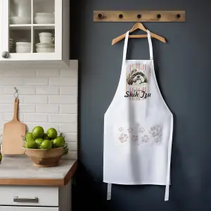 Purely Home Shih Tzu Apron - Novelty Kitchen Gift for Dog Lovers