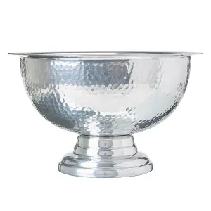 Decorative Bowl TIWANAKU Gloss Silver