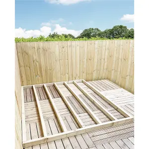 14 x 4 (4.3m x 1.8m) Pressure Treated Timber Base (C16 Graded Timber 45mm x 70mm)